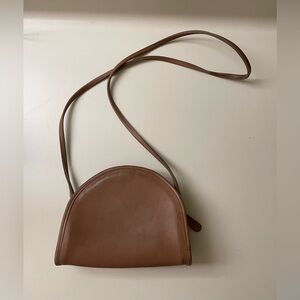 Vintage Coach Kimball half-moon purse from the 1990s.